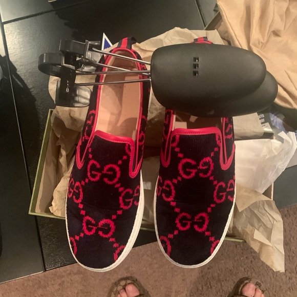 Gucci Other - Authentic Gucci GG Terry cloth slip on shoes Rare. US 8 Gucci 7 very rare 🇮🇹